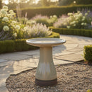 Sunnydaze Glazed Ceramic Outdoor Bird Bath
