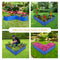 Sunnydaze Galvanized Steel L-Shaped Raised Garden Bed