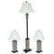 Sunnydaze Timeless Abode Slate 3-Piece Floor and Table Lamp Set