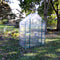 Sunnydaze Deluxe Walk-In Greenhouse with 4 Shelves for Outdoors - Clear