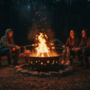 Sunnydaze 42" Large Cosmic Fire Pit with Moon and Stars Design