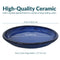 Sunnydaze Set of 4 Glazed Ceramic Planter Saucers