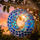Sunnydaze Mosaic Fly-Through Hanging Bird Feeder