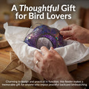 Sunnydaze Fly-Through Mosaic Bird Feeder