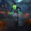 Sunnydaze 8’ Winifred the Wicked Witch Inflatable Halloween Decoration