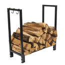 Sunnydaze Indoor/Outdoor Steel Firewood Log Holder - 30"