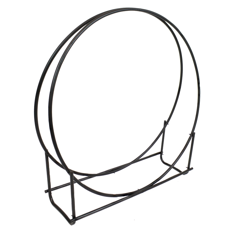 Sunnydaze Outdoor Round Firewood Rack