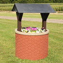 TankTop Covers Wishing Well Planter Septic Cover with Base and Roof