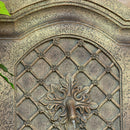 Sunnydaze Rosette Solar Wall Fountain