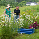 Sunnydaze Galvanized Steel Raised Garden Bed