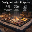 Sunnydaze Folding Camping Grill Grate