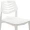 Sunnydaze Matisse Plastic Outdoor Dining Chair