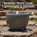 Sunnydaze Polystone Outdoor Bubble Fountain