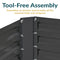 Sunnydaze Galvanized Steel Hexagon Raised Garden Bed - 12.25" H