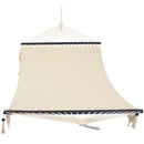 Sunnydaze Woven Double Hammock with Spreader Bars