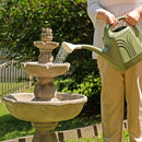 Sunnydaze Birds' Delight Outdoor Water Fountain with Pump - 35" H
