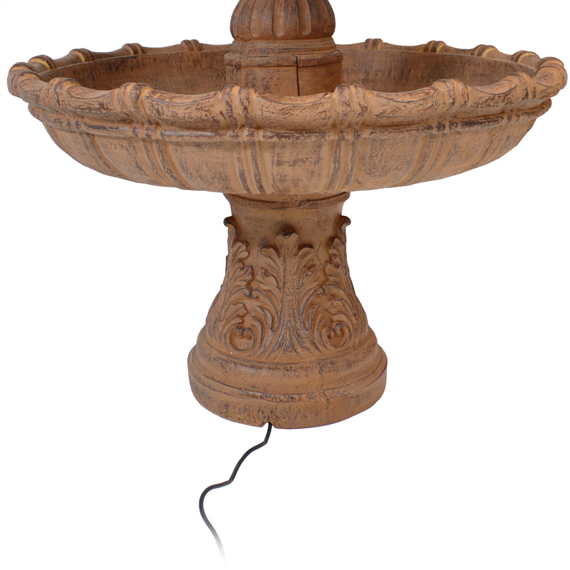 Sunnydaze Large Tiered Ball Outdoor Fountain - 80" H