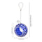 Sunnydaze Round Mosaic Glass Hanging Bird Feeder - 6"