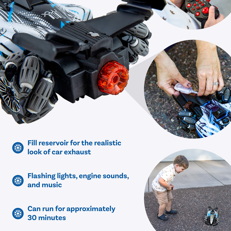 Sunnydaze Stupendous Stunts Gesture Sensing RC Car with Dual Controllers