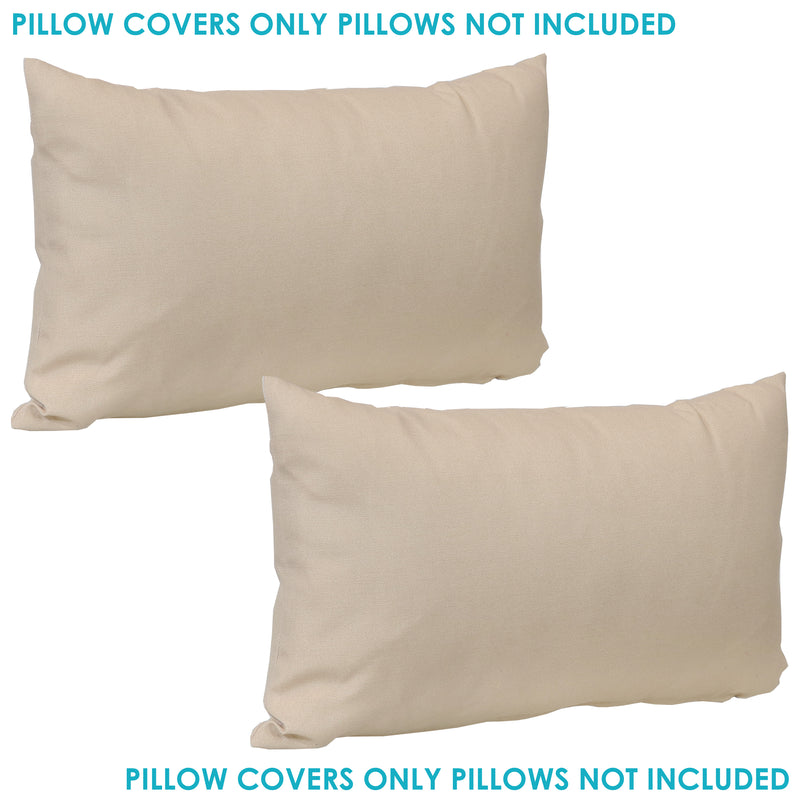 Sunnydaze Indoor/Outdoor Decorative Throw Pillow Covers