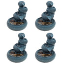 Sunnydaze Tiered Vessels Ceramic Indoor Water Fountain - 10"