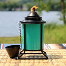 Sunnydaze Multi-Color Outdoor Tabletop Metal Torches