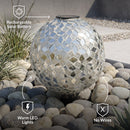 Sunnydaze 10-Inch Solar Glass Gazing Garden Globe