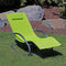 Sunnydaze Outdoor Patio Rocking Wave Lounger with Pillow