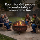 Sunnydaze Cosmic 42" Large Outdoor Fire Pit