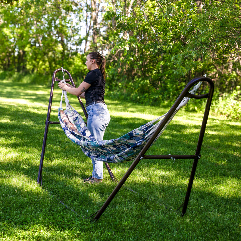 Sunnydaze Jacquard Double Outdoor Hammock