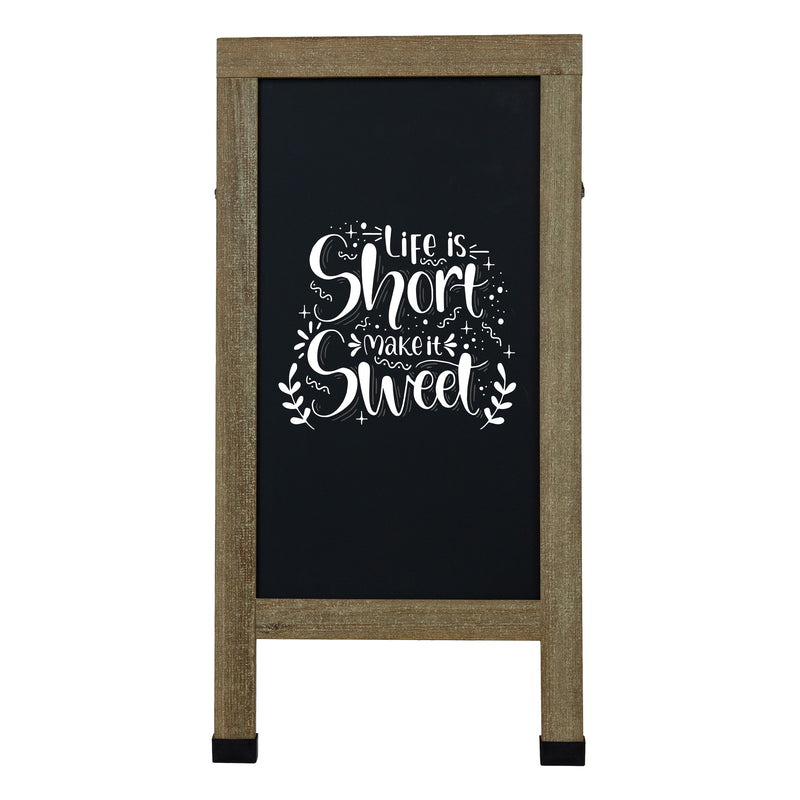 Sunnydaze 40" x 20" A-Frame Chalkboard Sign