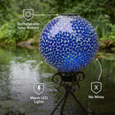 Sunnydaze 10-Inch Solar Glass Gazing Garden Globe