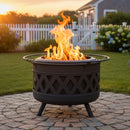 Sunnydaze Crossweave Outdoor Smokeless Fire Pit - 30"
