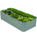 Sunnydaze Galvanized Steel Raised Garden Bed