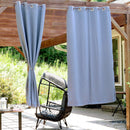 Sunnydaze Outdoor Blackout Curtain Panels with Grommet Top