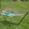 Sunnydaze Rope Hammock with 12' Steel Stand, Pad, and Pillow