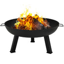 Sunnydaze Cast Iron Heavy Duty Fire Pit for Outside