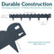 Sunnydaze Scalloped Metal Landscape Edging - Set of 5 - 41.75" Sections