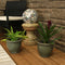 Sunnydaze Set of 2 Studio Glazed Ceramic Planters