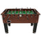 Sunnydaze 55" Faux Wood Foosball Table with Folding Drink Holders