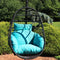 Sunnydaze Penelope Outdoor Hanging Egg Chair with Seat Cushions