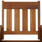 Sunnydaze Meranti Wood Jack-and-Jill Chairs with Attached Table - 65"