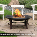 Sunnydaze Outdoor Fire Pit Bowl Replacement for DIY or Existing Stand
