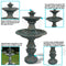 Sunnydaze Nouveau Tiered Garden Water Fountain - 41" H