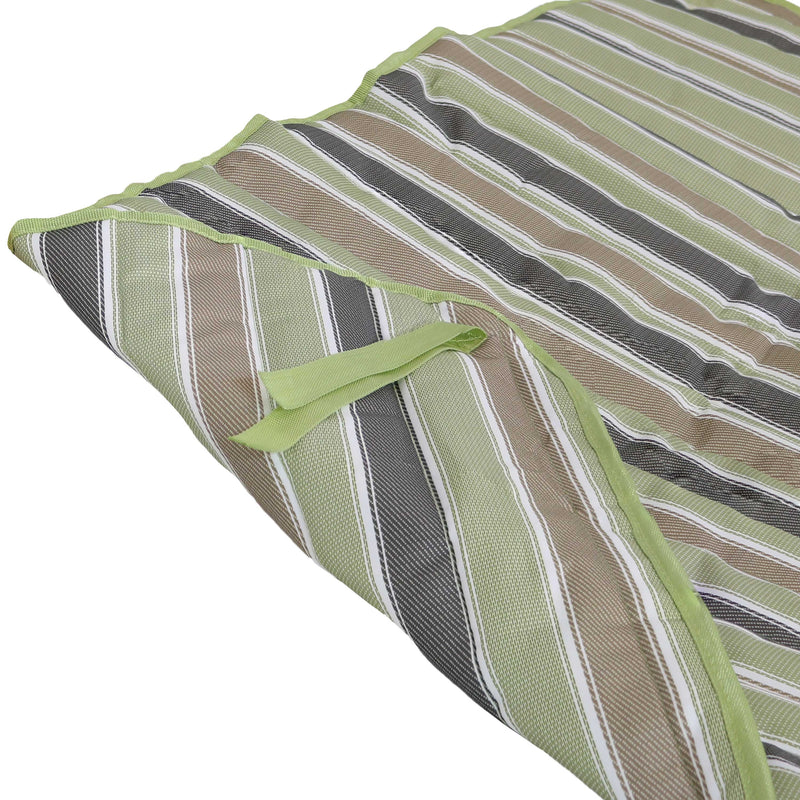 Sunnydaze Polyester Quilted Hammock Pad and Pillow with Modern Pattern