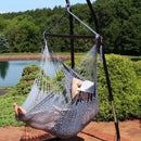 Sunnydaze Outdoor Extra Large Hanging Caribbean Hammock Chair