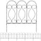 Sunnydaze 5-Piece Traditional Border Fence Set - 10 Overall Feet