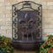 Sunnydaze French Lily Solar Outdoor Wall Fountain