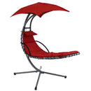 Sunnydaze Floating Chaise Lounge Chair with Umbrella - Choose Color