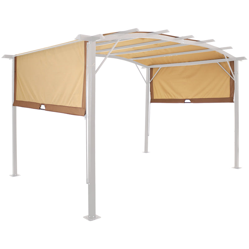 Sunnydaze Polyester 9x12 Foot Replacement Retractable Pergola Canopy Shade Only